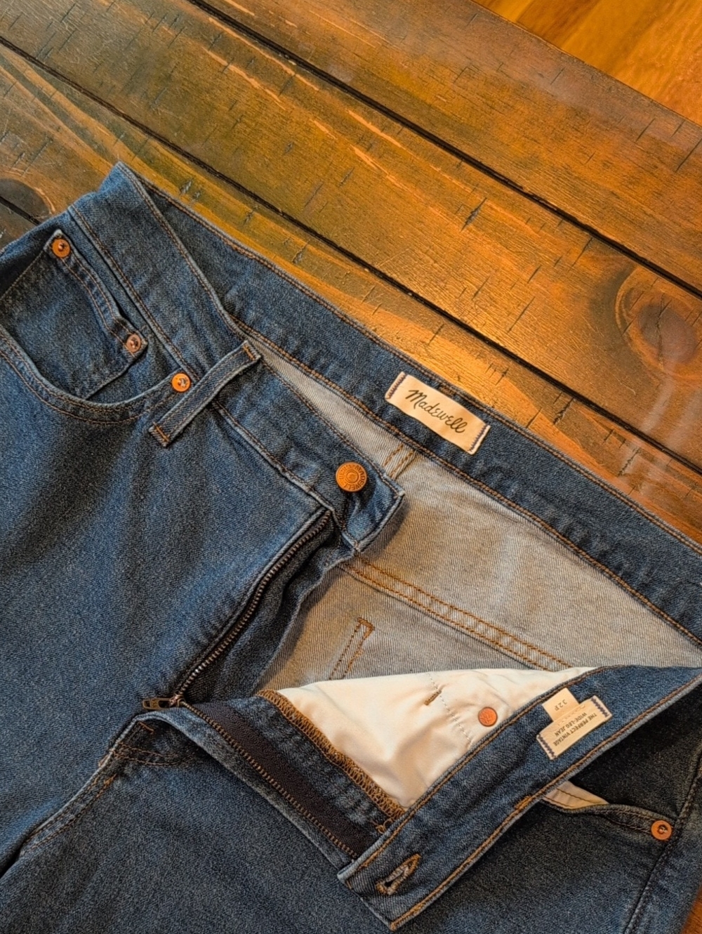 Madewell The Perfect Vintage Wide Leg Jeans Petite - Picture 6 of 9